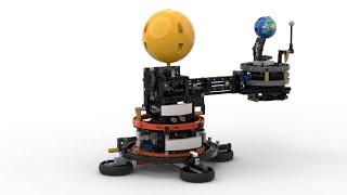 Lego 42179 Planet Earth and Moon in Orbit Speed Build Studio Bricklink LDD by PLegoBB