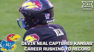 Devin Neal Sets Kansas All-Time Rushing Record