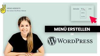 WordPress Menü erstellen  (Anleitung deutsch)