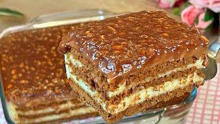 Der Geschmack dieses Desserts erfüllte mein Herz! Rezept in 5 Minuten! Sehr schnell und lecker!