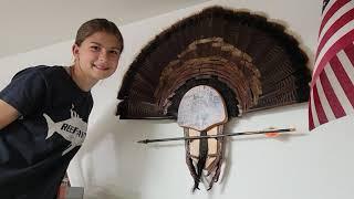 Easy NATURAL Way Mount Turkey FAN, SPURS, and Beard