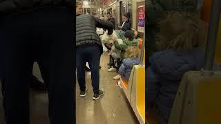 How my Samoyed takes the NYC Subway!