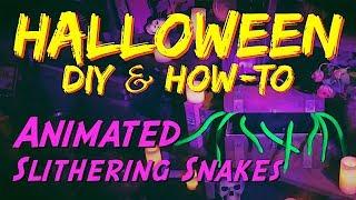 DIY Animated Snakes HALLOWEEN Prop & How-To Video Tutorial