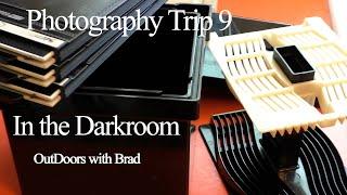 Photography Trip 9    In the Darkroom developing 4x5 large format B/W film.  See how I process film.