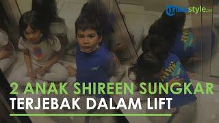 2 Anak Shireen Sungkar Saling Berpelukan saat Terjebak dalam Lift , Sikap Istri Teuku Wisnu Disorot