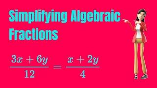  How to Simplify Algebraic Fractions by Factorising Explained. Watch this video to find out!