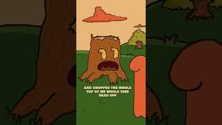 Nigel and Marmalade help a scared tree stump #animation #goblin #tree #nigelthetinywizard