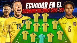 El TREMENDO XI de ECUADOR para el SUDAMERICANO Sub-20 de 2025  | ¿Es Candidato "La Tri"? - Análisis