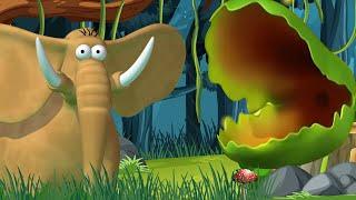 Gazoon Animals Attacked By The Lake Monster - Funny Animals Cartoon by HooplaKidz TV