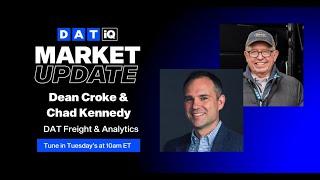 DAT iQ Live: DAT's Data Analytics team examines current freight market conditions: Ep. 304