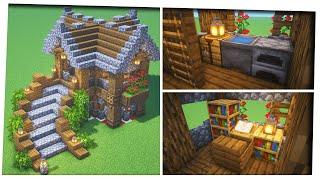 Minecraft: How to Build my Small Stylish House Tutorial｜Step by Step｜