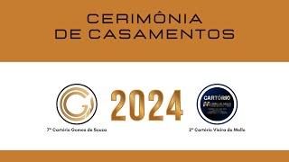 176ª CERIMÔNIA DE CASAMENTO CIVIL -  7º e  2° CARTÓRIOS DE JOÃO PESSOA-PB