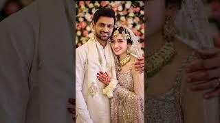 Shoaib Malik merries with Sana Javed #shoaibmalik #sanajaved #married