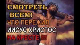 Смотреть всем! Что пережил Иисус Христос на кресте!! 