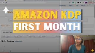 What I Earned My First Month on Amazon KDP | KDP Low Content Book Income Report