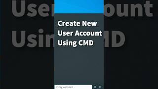 How to Create a User Account Using Command Prompt