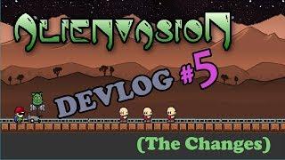 Alienvasion - Indie Game Devlog #5 - the Changes