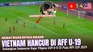 ANGGAP REMEH LAWAN ● Vietnam U19 Amburadul ~ Di Piala AFF U19 2024 Indonesia U19 Cukur Filipina 6-0
