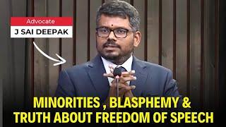 J Sai Deepak on Religious minorities, Blasphemy, Sedition & Freedom of Speech | Nupur Sharma Hindus