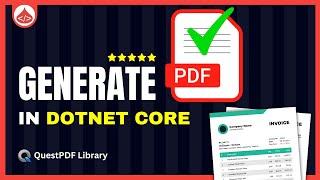 Create Stunning PDF Reports Effortlessly in DotNet Core!