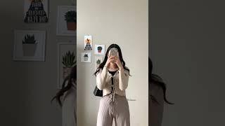 non hijab vs hijab friendly outfit pt.39 korean cardigan edition #shopeehaul cr:leinnns