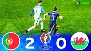 Portugal 2-0 Wales - EURO 2016 Semi-Final - Ronaldo vs Bale - Extended Highlights - FHD