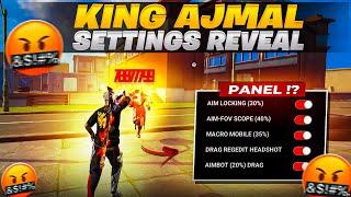 King Ajmal EXPOSED!?  AJ GAMING ZONE SETTINGS REVEALED  FREE FIRE MALAYALAM