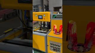 Plastic 5L edible oil bottles making in semi automatic bottle blowing machine 5Liter 2 cavities