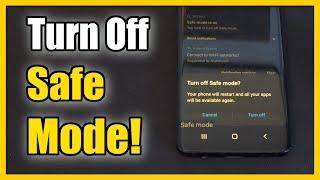 How to EXIT SAFE MODE on Android Phone (Samsung S9)