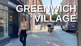 NEW YORK CITY Walking Tour [4K] - GREENWICH VILLAGE