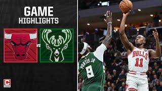 Chicago Bulls vs. Milwaukee Bucks - Full Game Highlights | CHSN Chicago Bulls