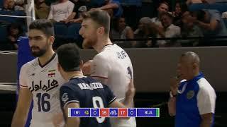 VOLLEYBALL NATIONS LEAGUE 2023 | Ali Hajipour performance in Iran Vs Bulgaria match