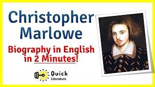 Christopher Marlowe Short Biography in English | English Literature UGC NET 2021 and other exams