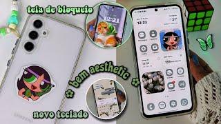 PERSONALIZAÇÃO E ORGANIZAÇÃO DO ZERO NO MEU CELULAR | *Samsung Galaxy A54 5g*