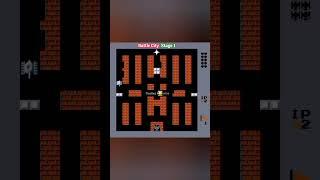 Battle City Gameplay • Stage 1 • Nintendo • NES Games • Gaming Universe #gaming #shorts #shortvideo