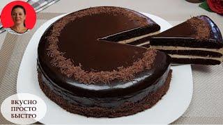 ЧУДО Торт Без Духовки и Печенья  На Сковороде  Chocolate Miracle Cake Recipe  SUBTITLES