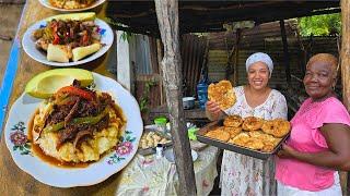 LOCRIO TRADICIONAL a la leña COMIDA TÍPICA. la vida en el campo