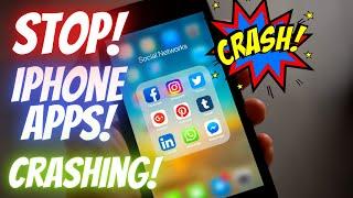 FIX APPS CRASHING in iPhone & iPad with iOS 13 & iOS 14 I How to stop apps crashing on iPhone