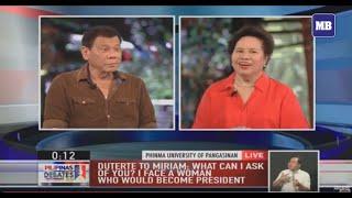 Face Off: Duterte-Defensor at #PilipinasDebates2016