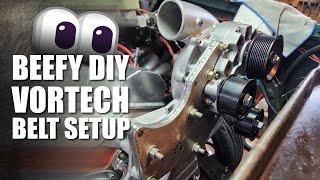 Driveway engineering a supercharged Vortech YSi V8 S10 #400sbc  #boost