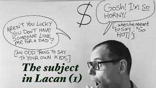 The Subject in Lacan (1 of 4): The subject is not