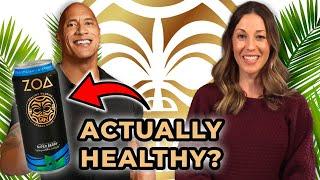 Dietician Reacts to The Rock’s Zoa Energy Drink | Is It Actually Healthy?