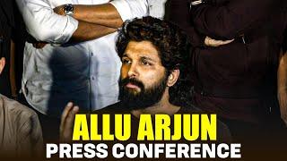 Live: 'Pushpa-2' stampede case | Press Conference by Actor Allu Arjun at his residence, Hyderabad