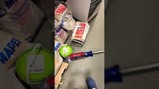 I found Lowe’s “Secret” flooring screwdriver thing