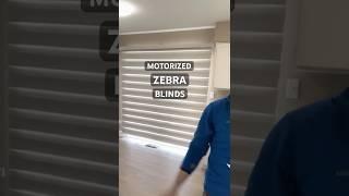 DIY Motorized Zebra Blinds Installation - Stop Paying for Window Treatments!!! #motorizedblinds