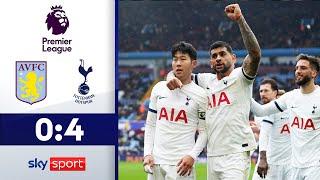 Spurs siegen deutlich | Aston Villa - Tottenham Hotspur | Highlights - Premier League 2023/24