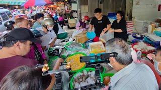 人潮大爆滿，中彰海王子海鮮拍賣嘉義市共和路11號海鮮叫賣直播0718