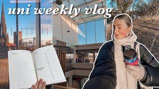 productive uni diaries | video presentation, new planner & days in the library‍