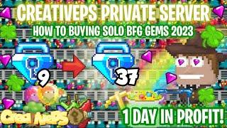 BEST PROFIT METHODS EVER! How To RICH FAST WITH BFG GEMS In 2023! - Growtopia Private | CreativePS 