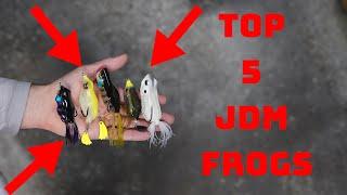 Our Top 5 Favorite Frogs To Fish To Catch More Bass! JDM Frog Breakdown!